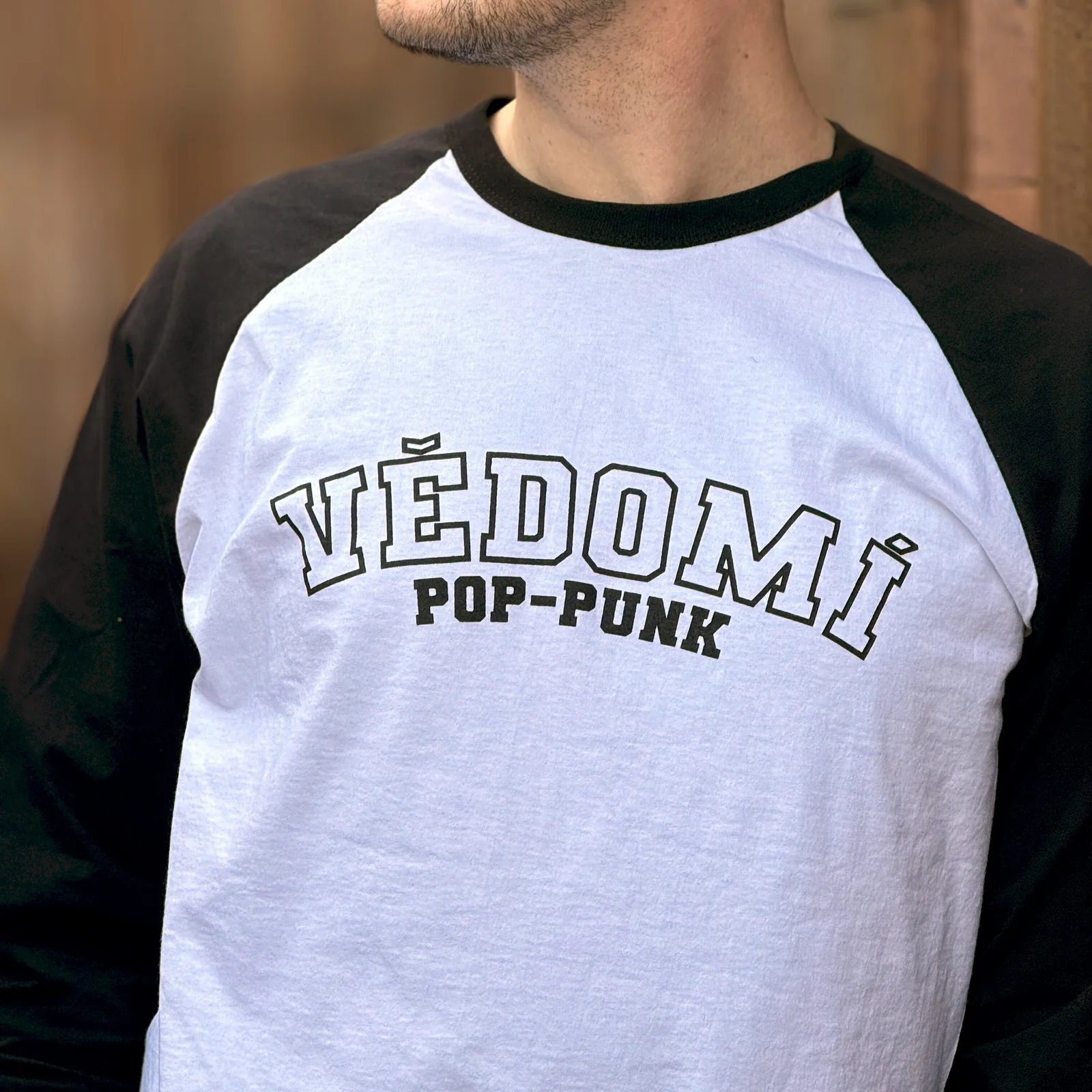 Tričko VĚDOMÍ - Baseball detail